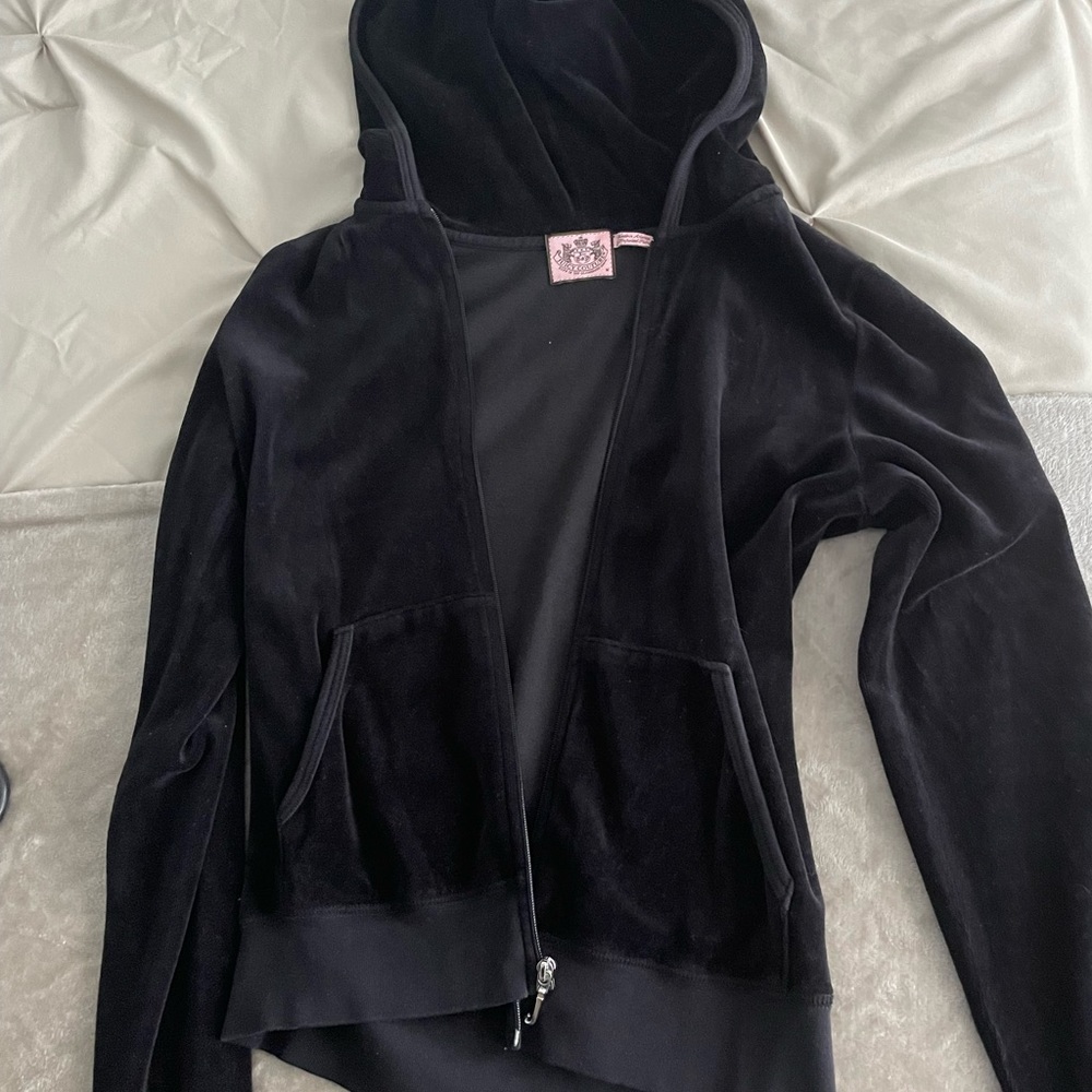 Juicy black zip up